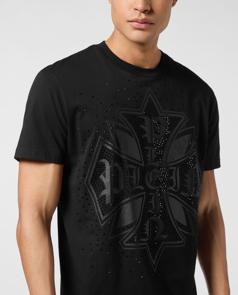 Czarny t-shirt z logo - Image #3