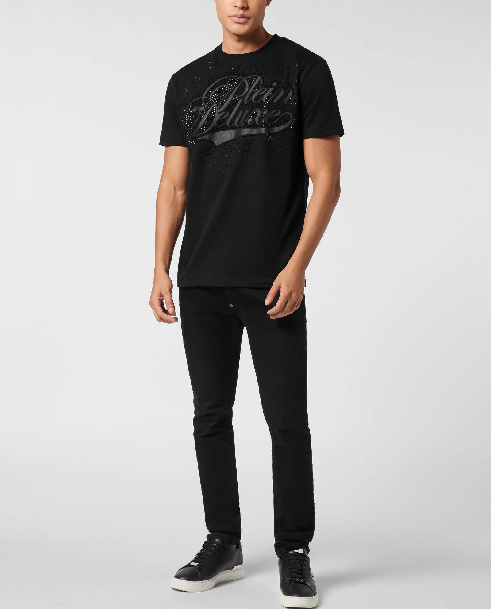 Czarny t-shirt z logo - Image #2