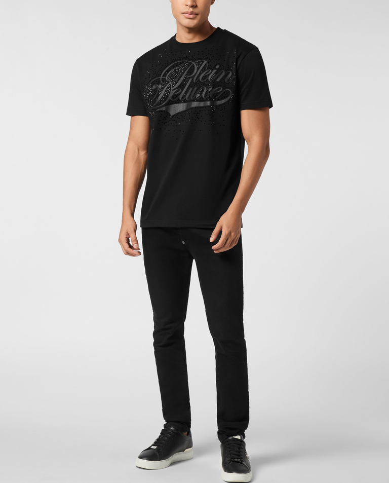 Czarny t-shirt z logo - Image #2