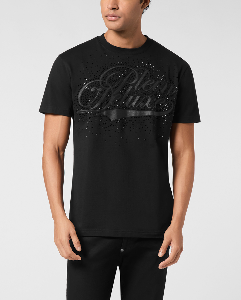 Czarny t-shirt z logo