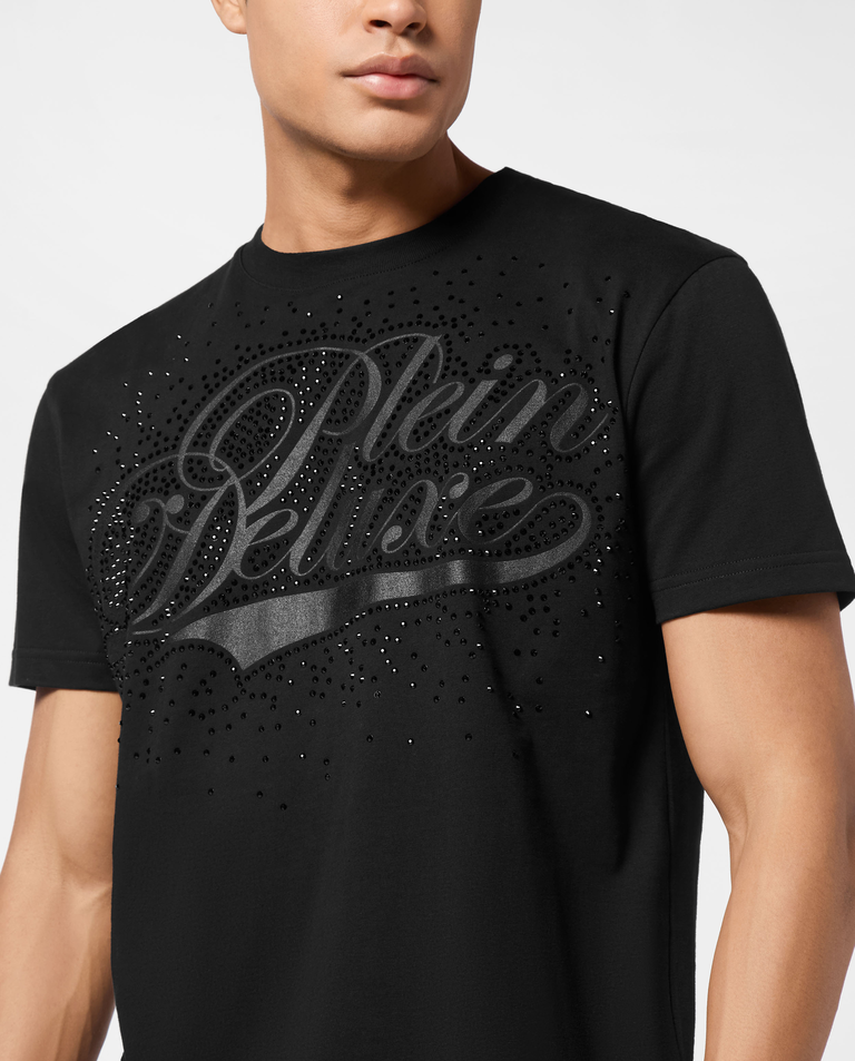 Czarny t-shirt z logo - Image #3