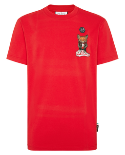 Czerwona koszulka z naszywką Fox - Image #1