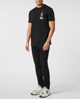 Czarna koszulka z naszywką Fox - Image #2