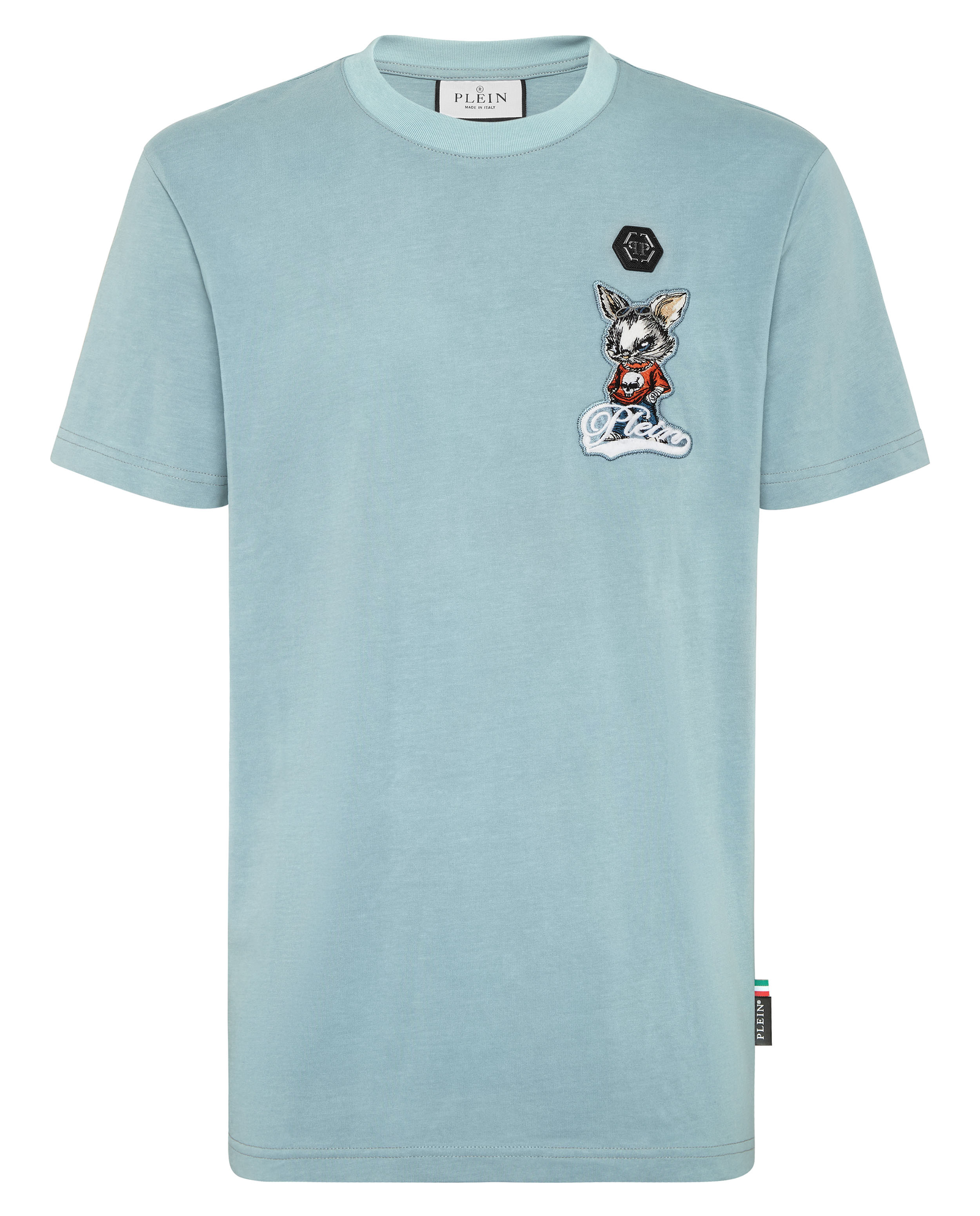 Błękitny t-shirt Bunny Signature - Image #4