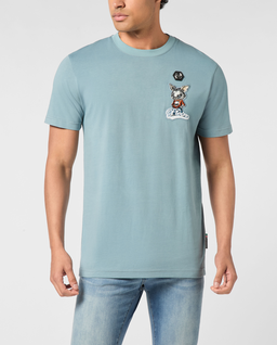 Błękitny t-shirt Bunny Signature - Image #0