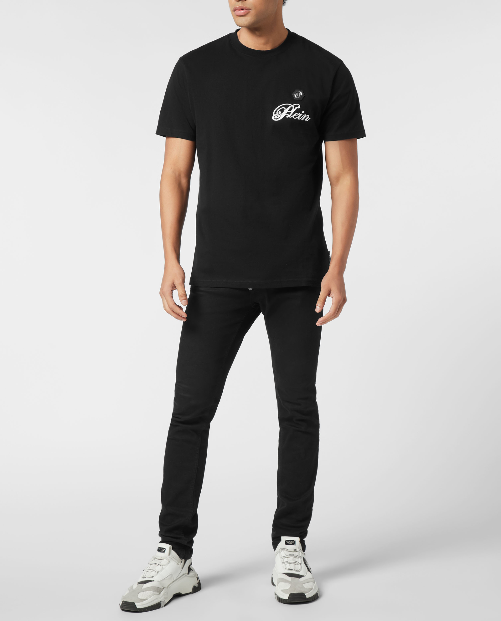 Koszulka z okrągłym dekoltem Signature - Image #1