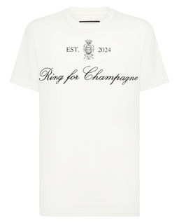 Biały t-shirt z napisem - Image #4