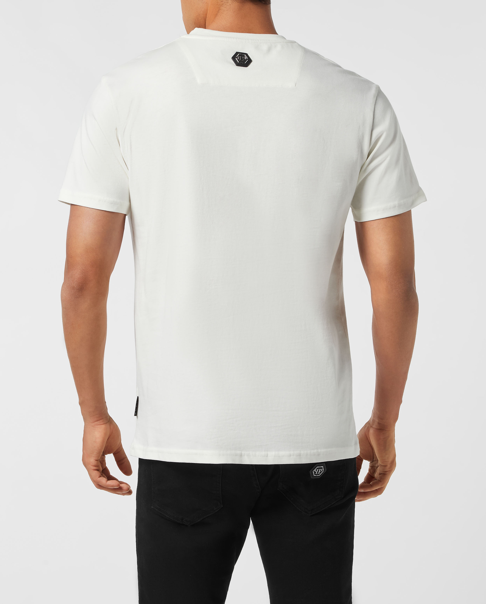 Biały t-shirt z napisem - Image #2