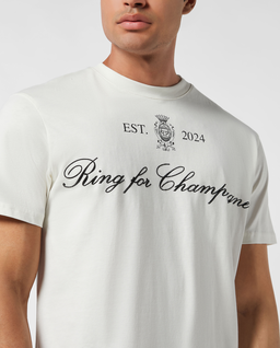 Biały t-shirt z napisem - Image #3