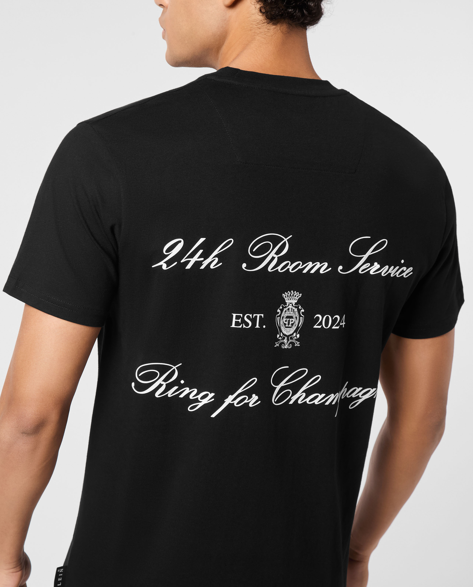Bawełniany t-shirt z nadrukami - Image #4