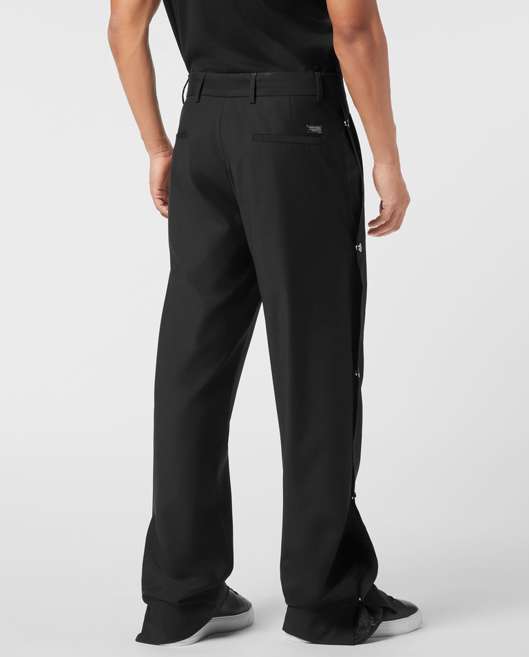 Czarne spodnie Loose Fit Monogram - Image #3