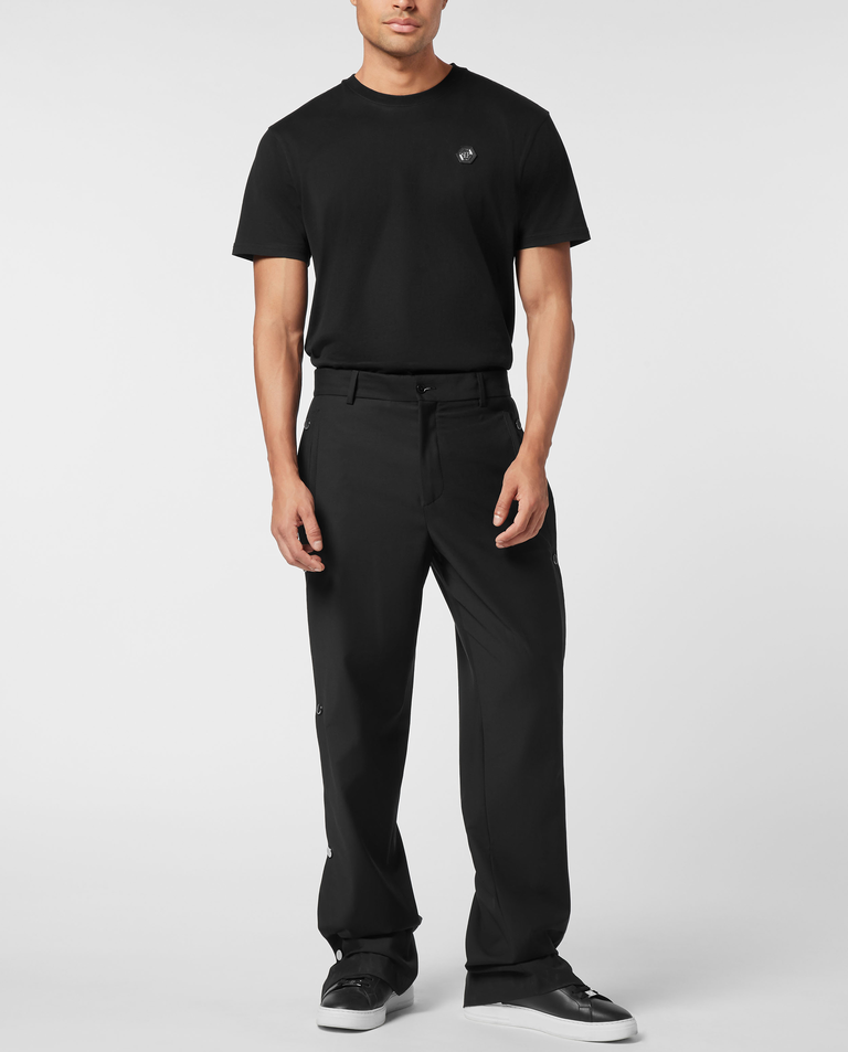 Czarne spodnie Loose Fit Monogram - Image #2