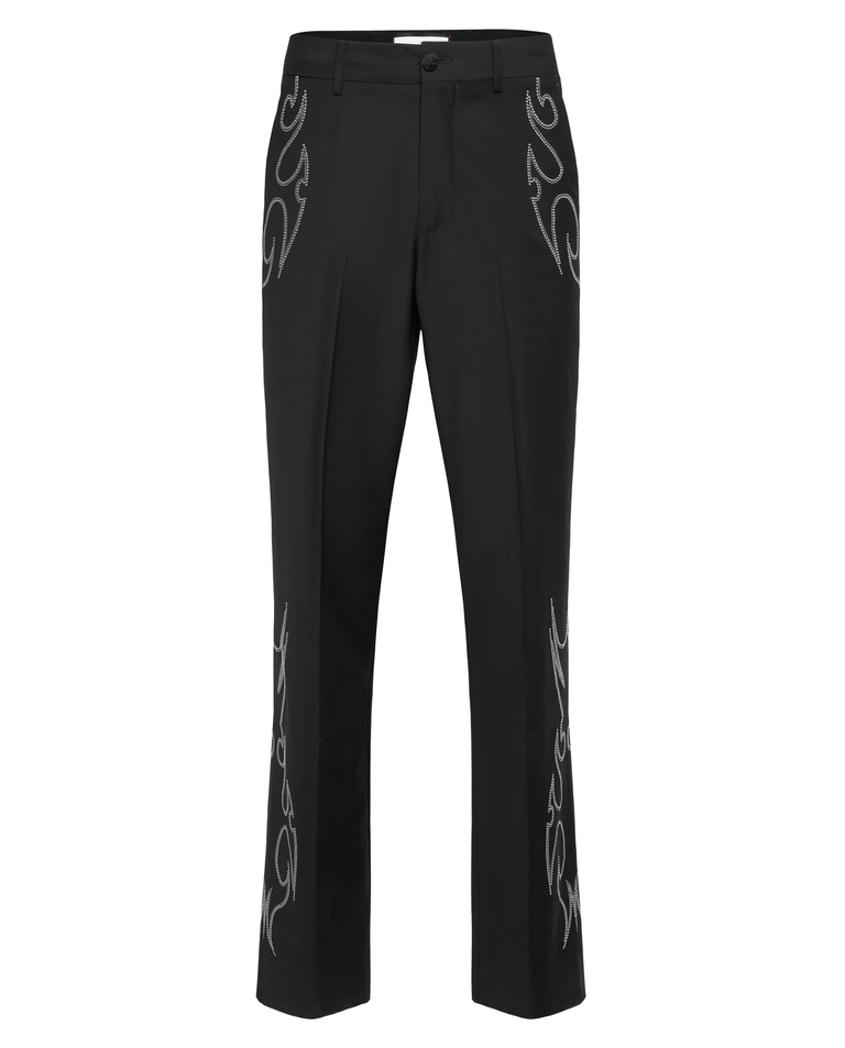 Czarne spodnie Texas Studs - Image #1