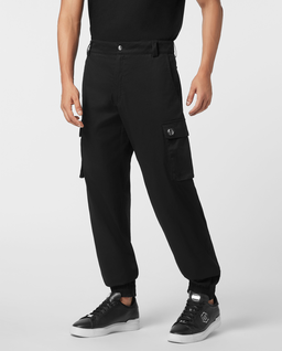 Czarne spodnie cargo Straight Fit - Image #0
