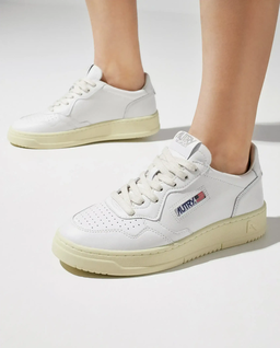 Białe skórzane sneakersy Dallas - Image #0