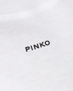 Biały t-shirt z mini logo - Image #3