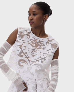 Biały krótki top - Image #0