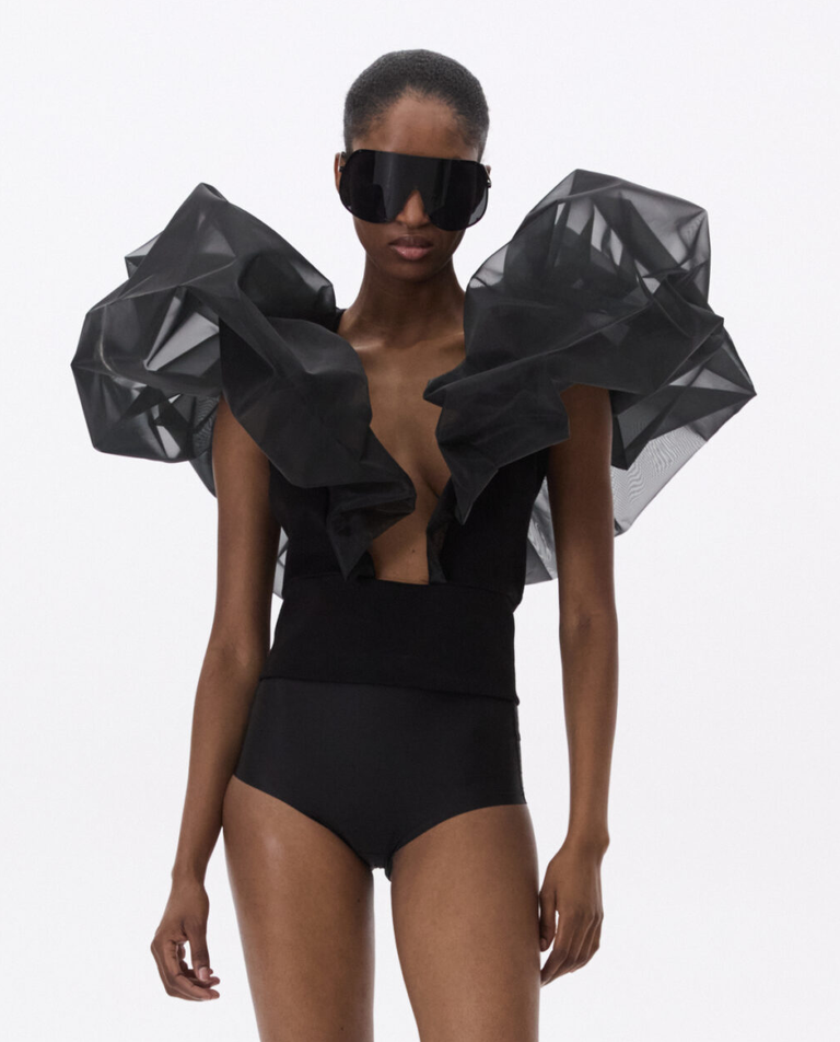 Unikalna kamizelka z motylem