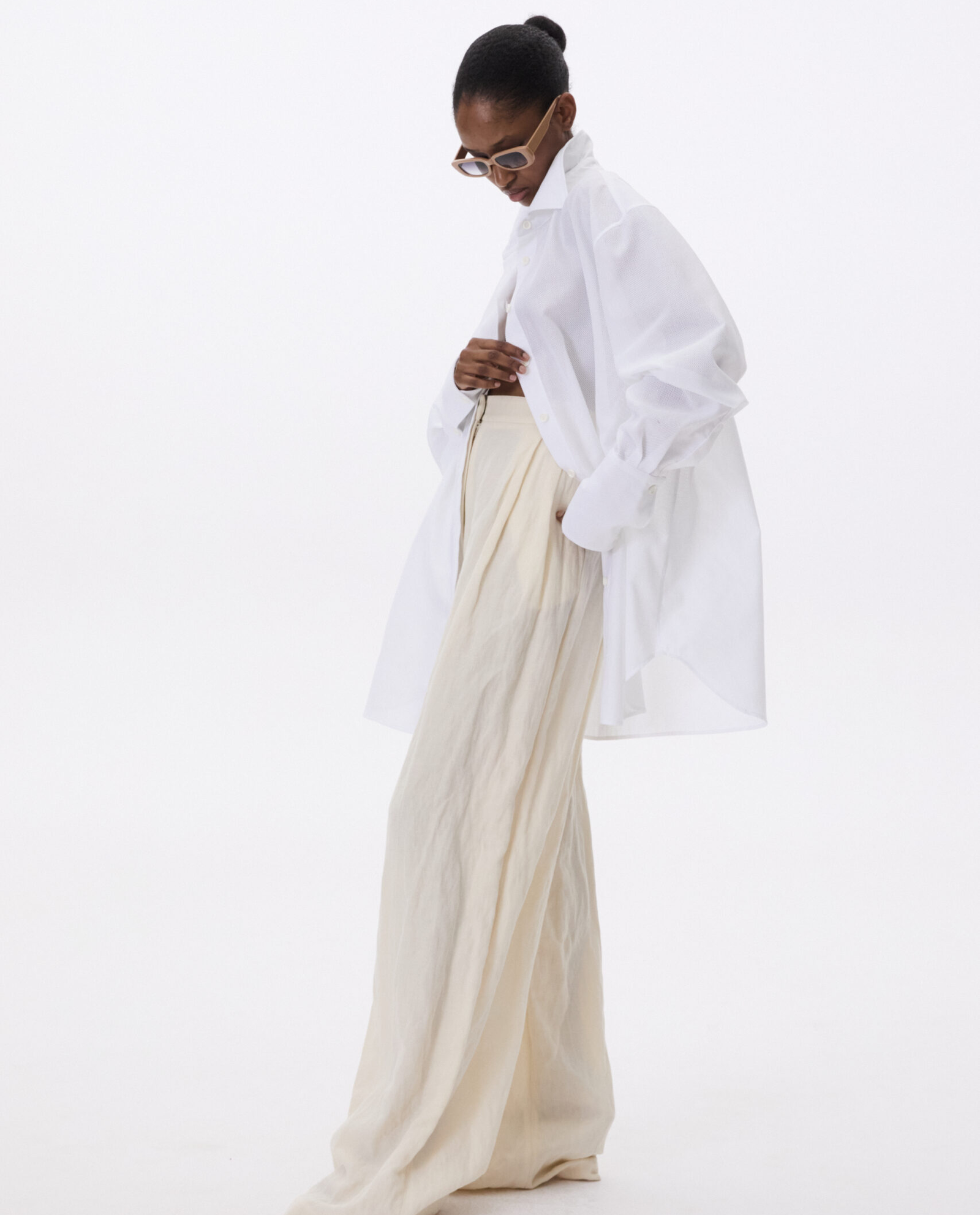 Biała bawełniana koszula - Image #2