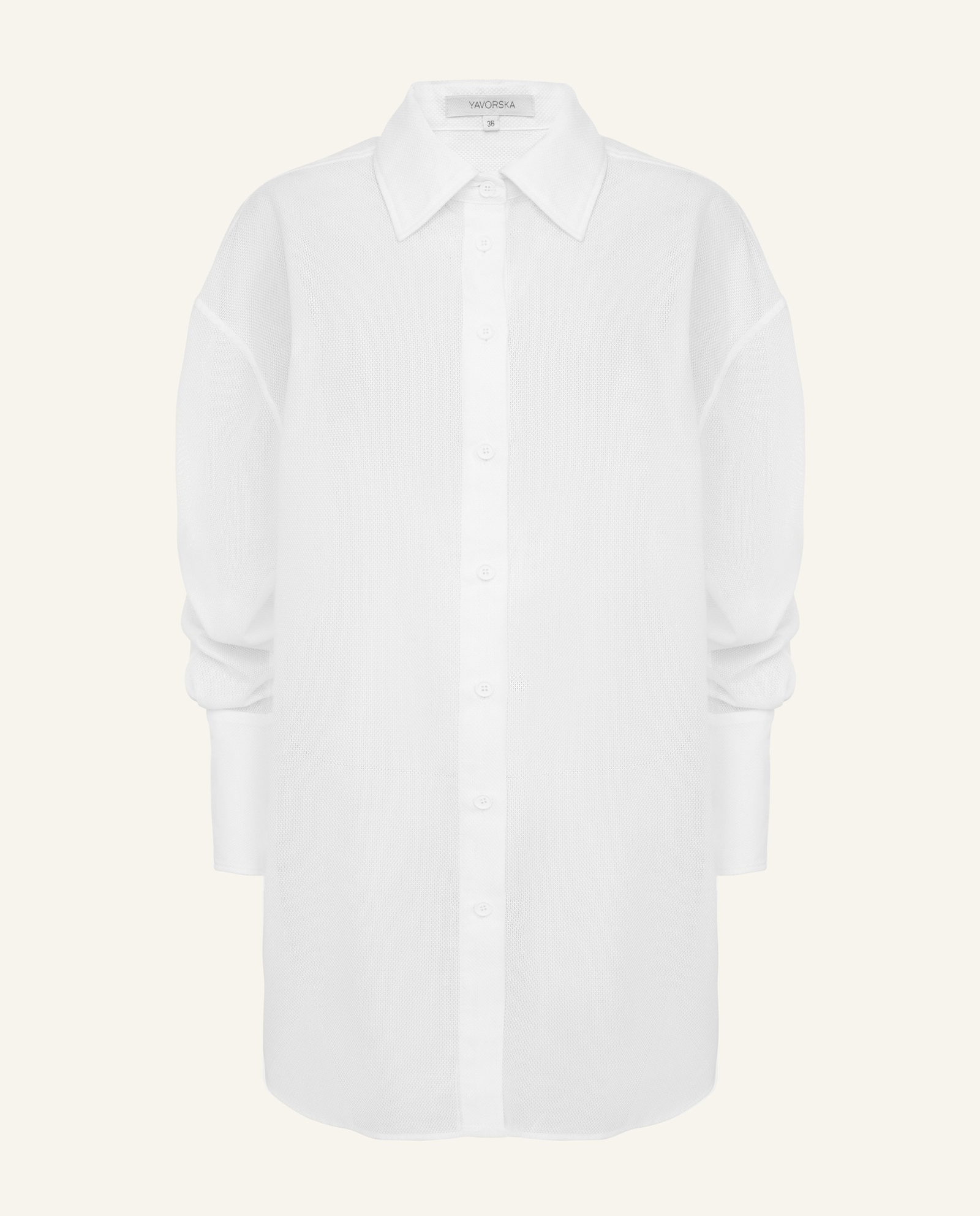 Biała bawełniana koszula - Image #3