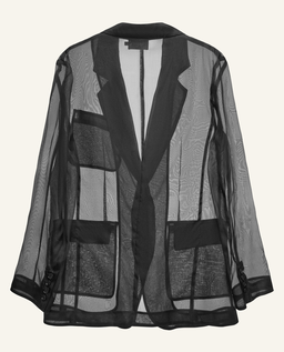 Przezroczysta marynarka z organzy - Image #4