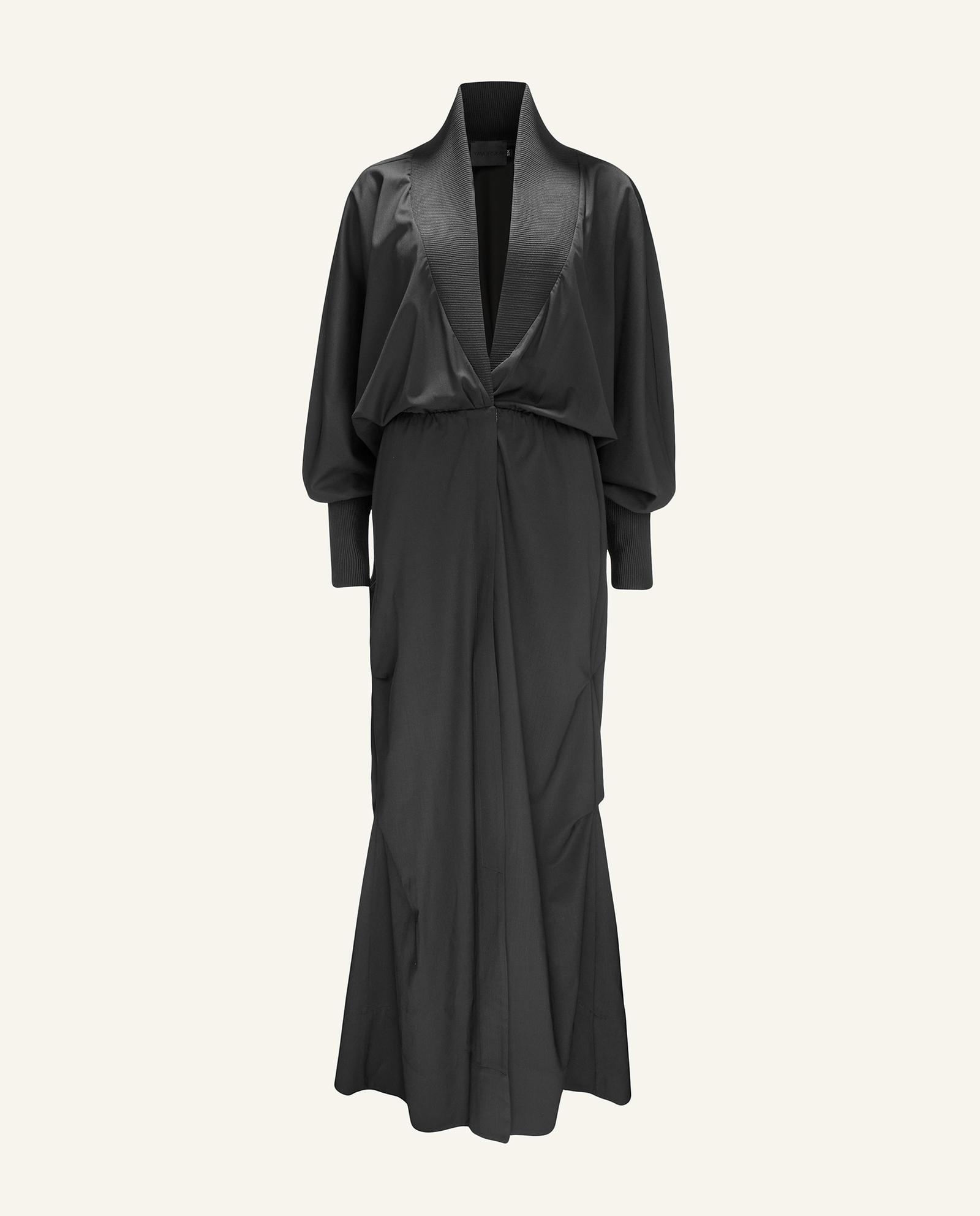 Czarne wełniane kimono - Image #3