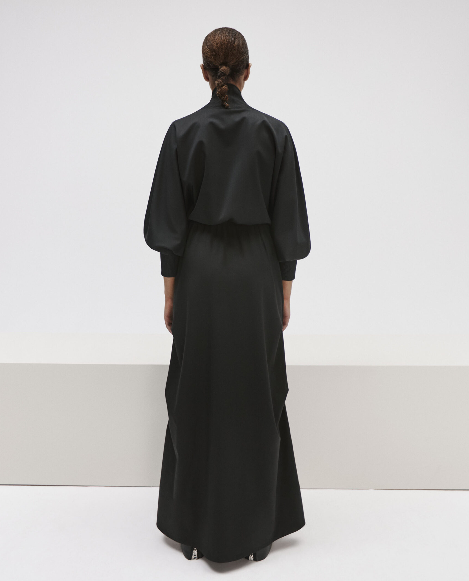 Czarne wełniane kimono - Image #1