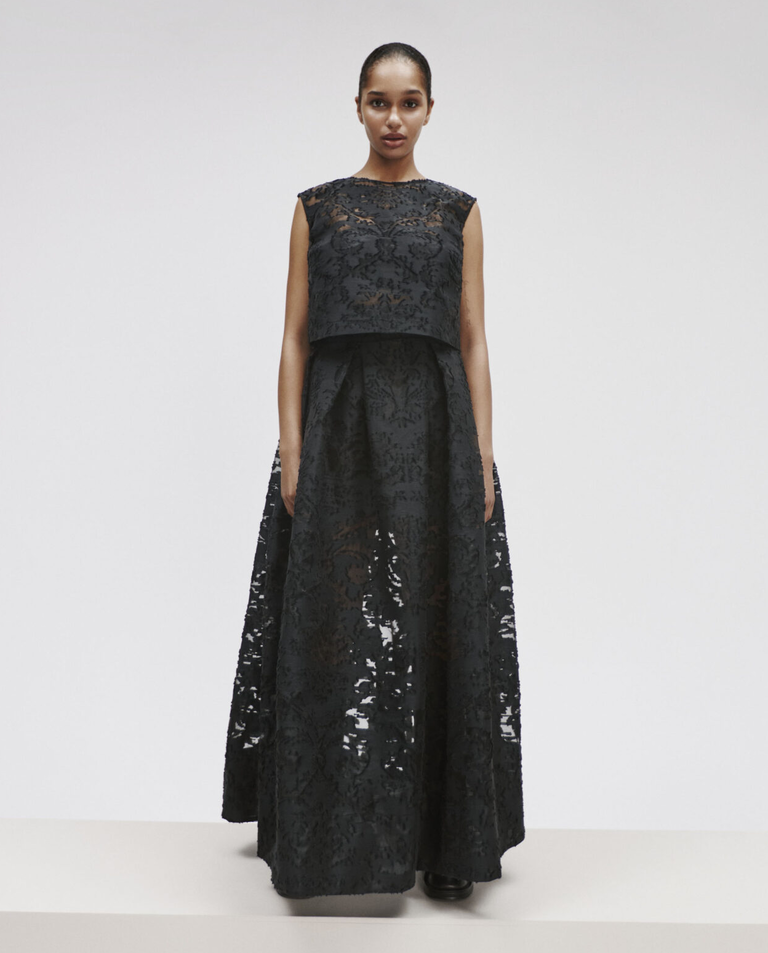 Czarny krótki top - Image #3