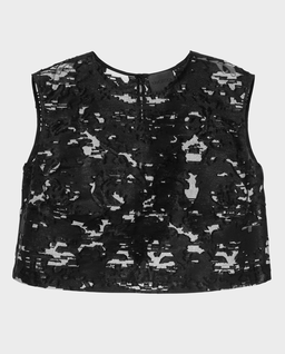 Czarny krótki top - Image #4