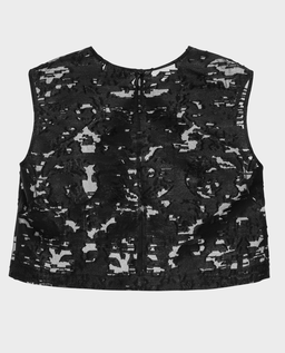 Czarny krótki top - Image #5