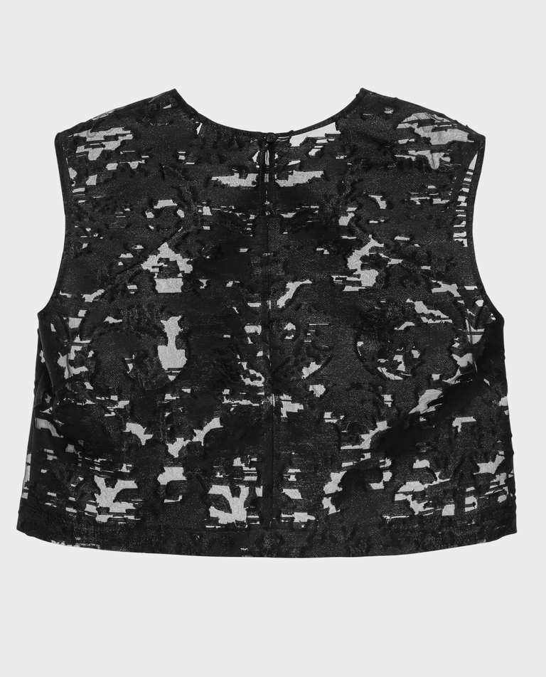 Czarny krótki top - Image #5