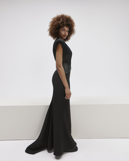 Spódnica maxi z trenem - Image #3
