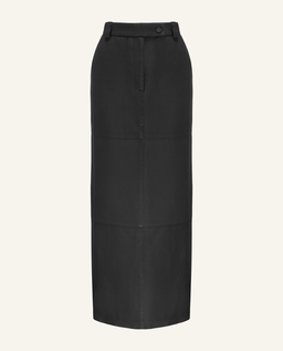 Spódnica maxi z matowej skóry - Image #3