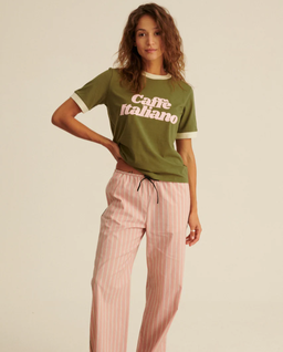 T-shirt Caffe Italiano khaki - Image #5