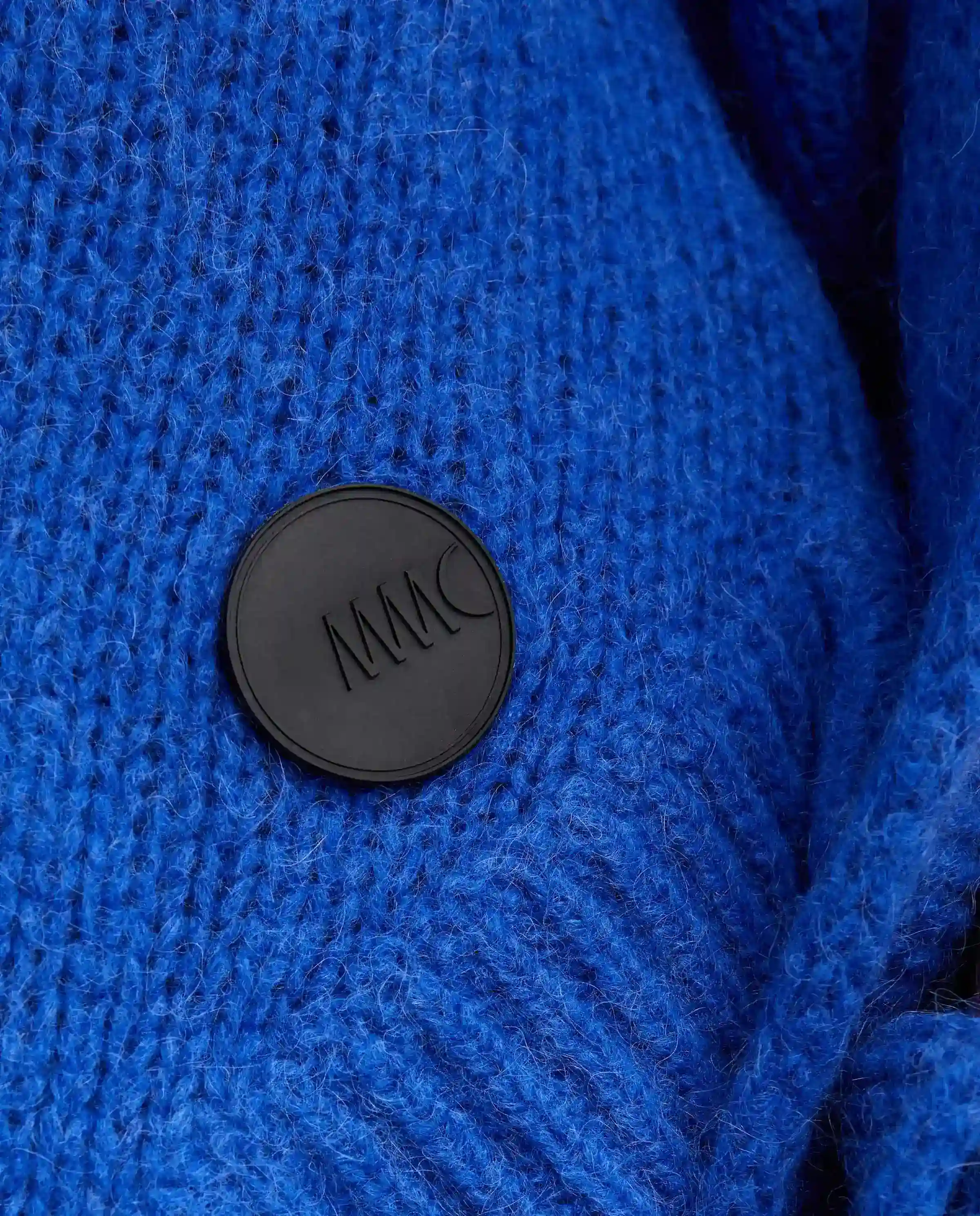 Niebieski sweter z wełny alpaki Bite - Image #3