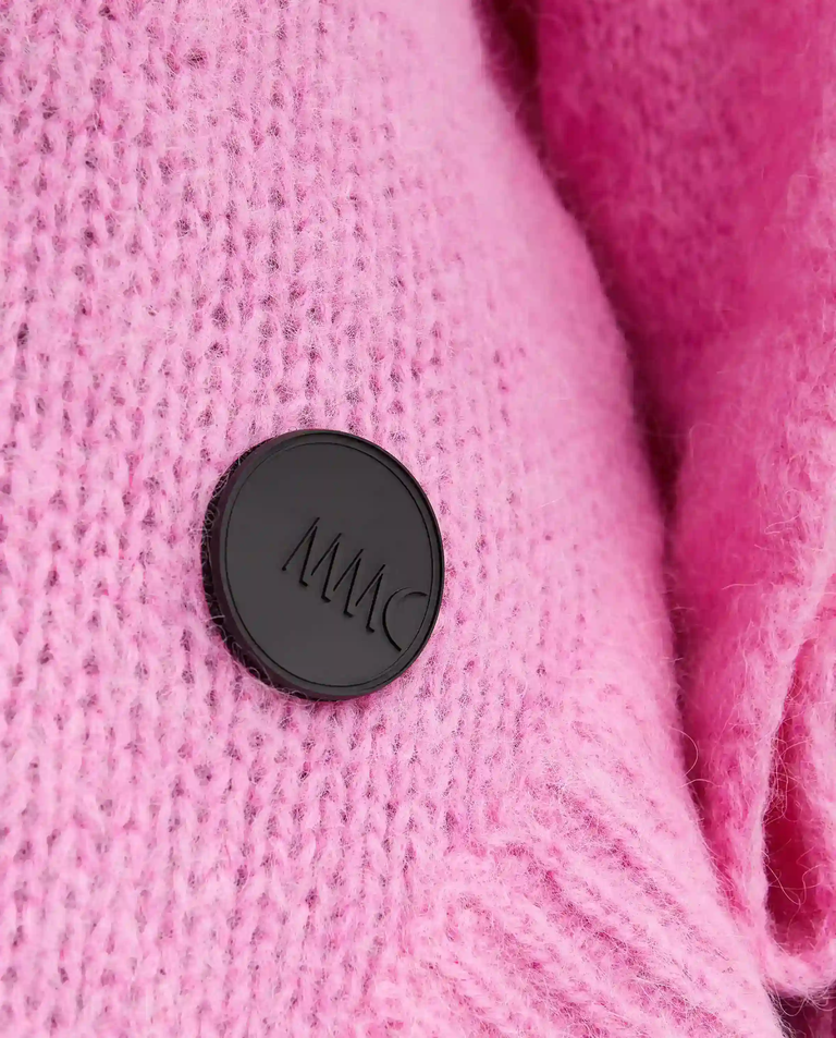 Różowy sweter z wełny alpaki Bite - Image #4