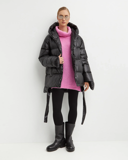 Różowy sweter z wełny alpaki Bite - Image #3