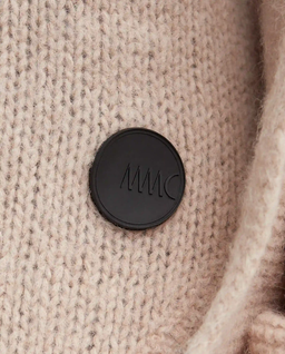 Beżowy sweter z wełny alpaki Bite - Image #4