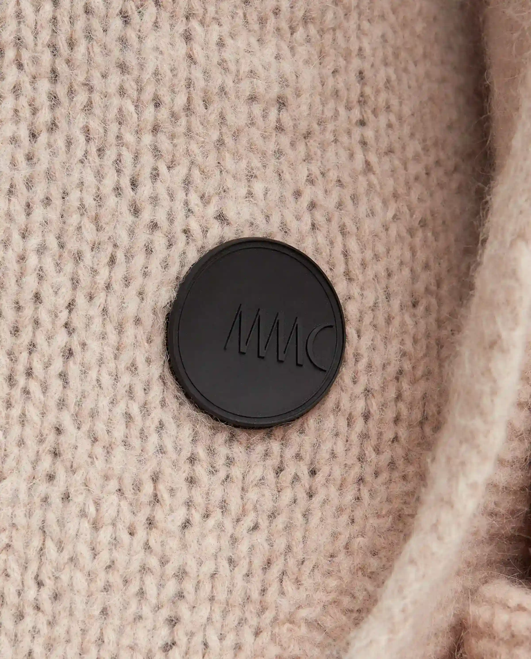 Beżowy sweter z wełny alpaki Bite - Image #4