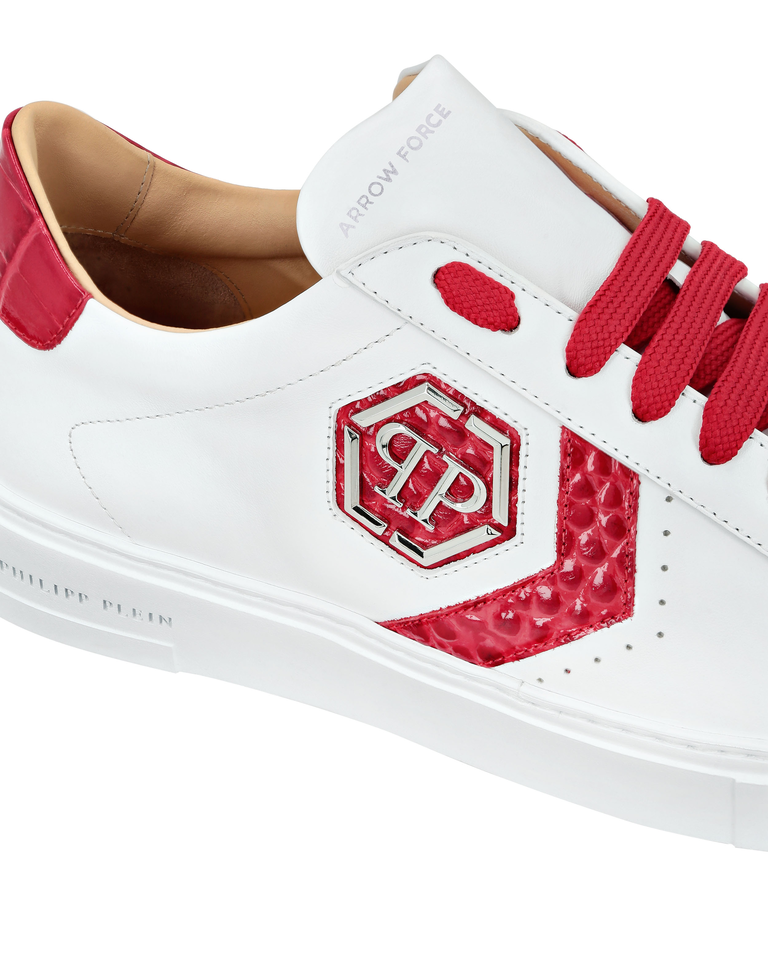 Skórzane sneakersy Lo-Top - Image #2
