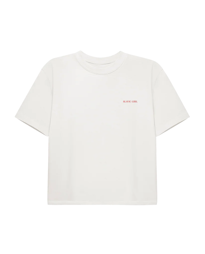Biały t-shirt Slavic - Image #2
