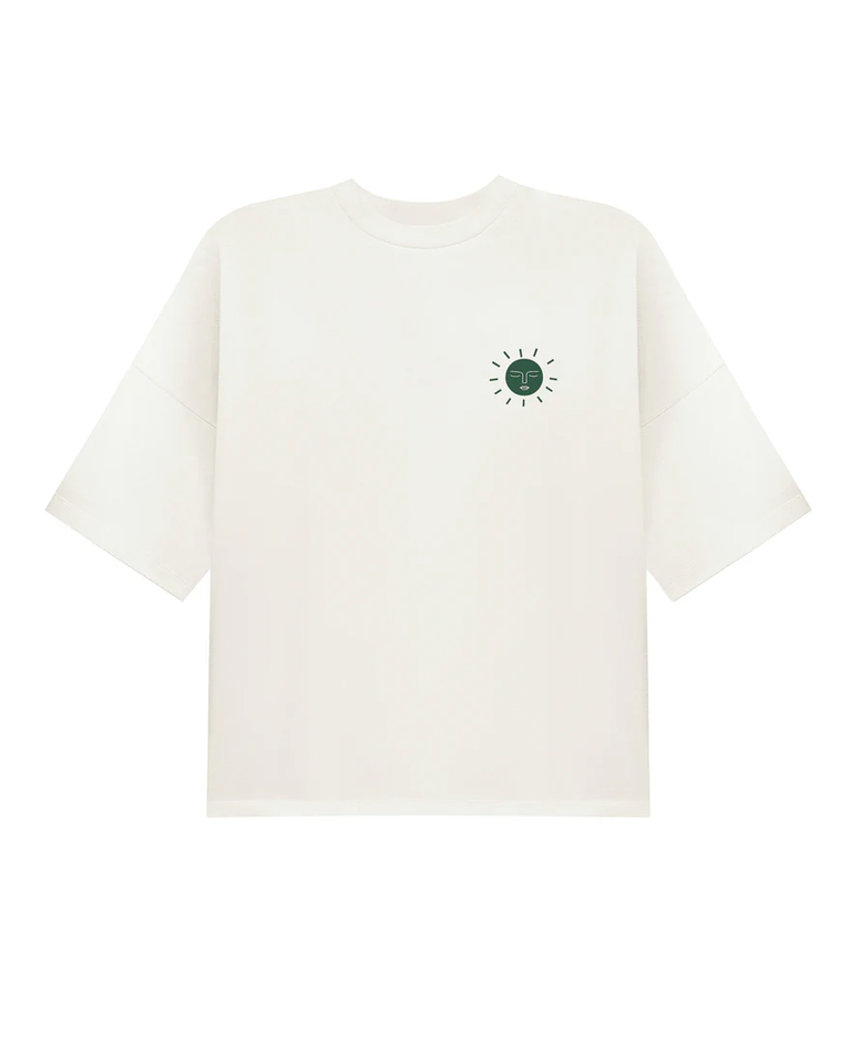 Biały t-shirt Sun - Image #2