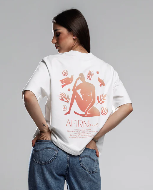 Biały t-shirt She - Image #1