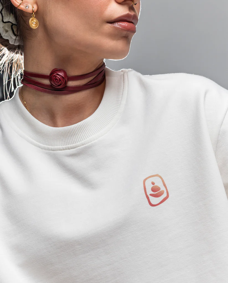 Biały t-shirt She - Image #4