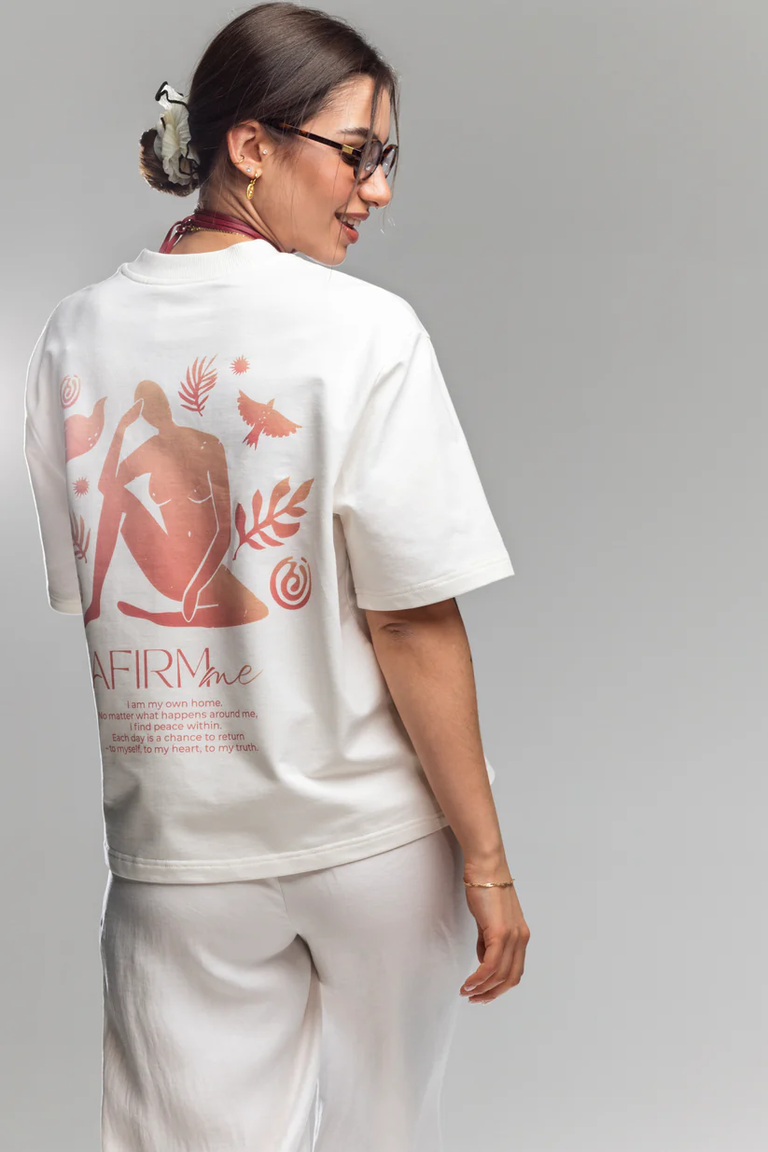 Biały t-shirt She - Image #5