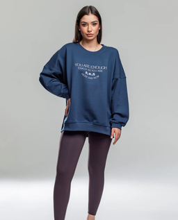 Granatowa bluza Yoga - Image #3