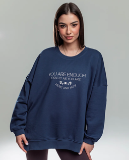 Granatowa bluza Yoga - Image #0