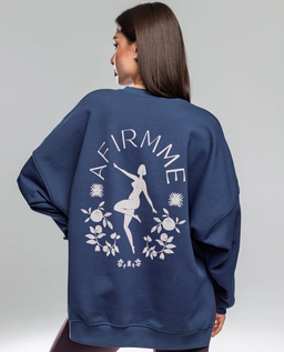 Granatowa bluza Yoga - Image #1