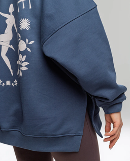 Granatowa bluza Yoga - Image #5