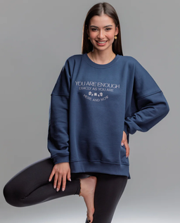 Granatowa bluza Yoga - Image #7